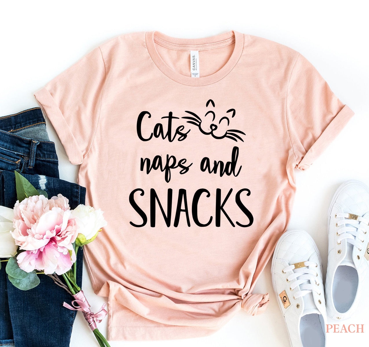 Cats Naps & Snacks T-shirt