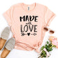 Made With Love T-shirt Agate