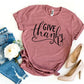 Give Thanks T-shirt Agate