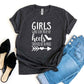 Girls Who Can Run In Heels T-shirt