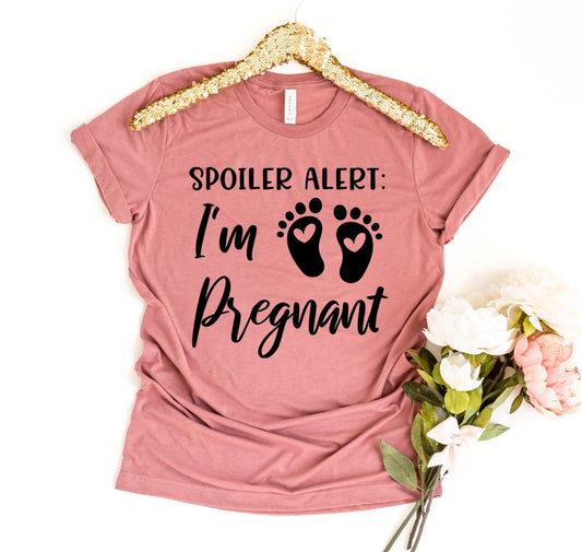 Spoiler Alert I'm Pregnant T-shirt