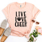 Live Love Cheer T-shirt