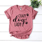Crazy Dog Lady T-shirt Agate