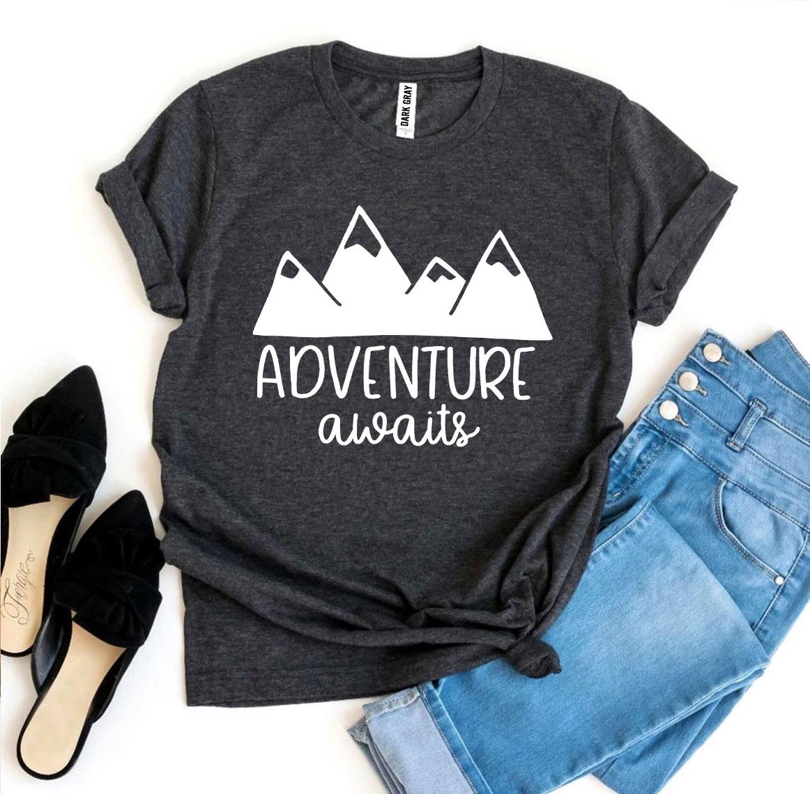 Adventure Awaits T-shirt Agate