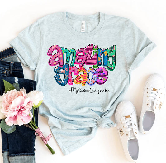 Amazing Grace My Sweet Grandma T-shirt